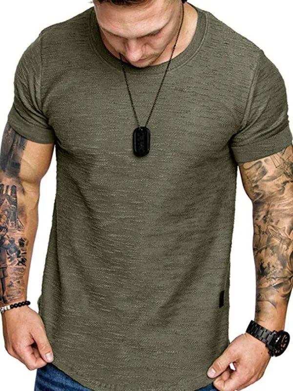 Bamboo Curved Hem Men's T-Shirt