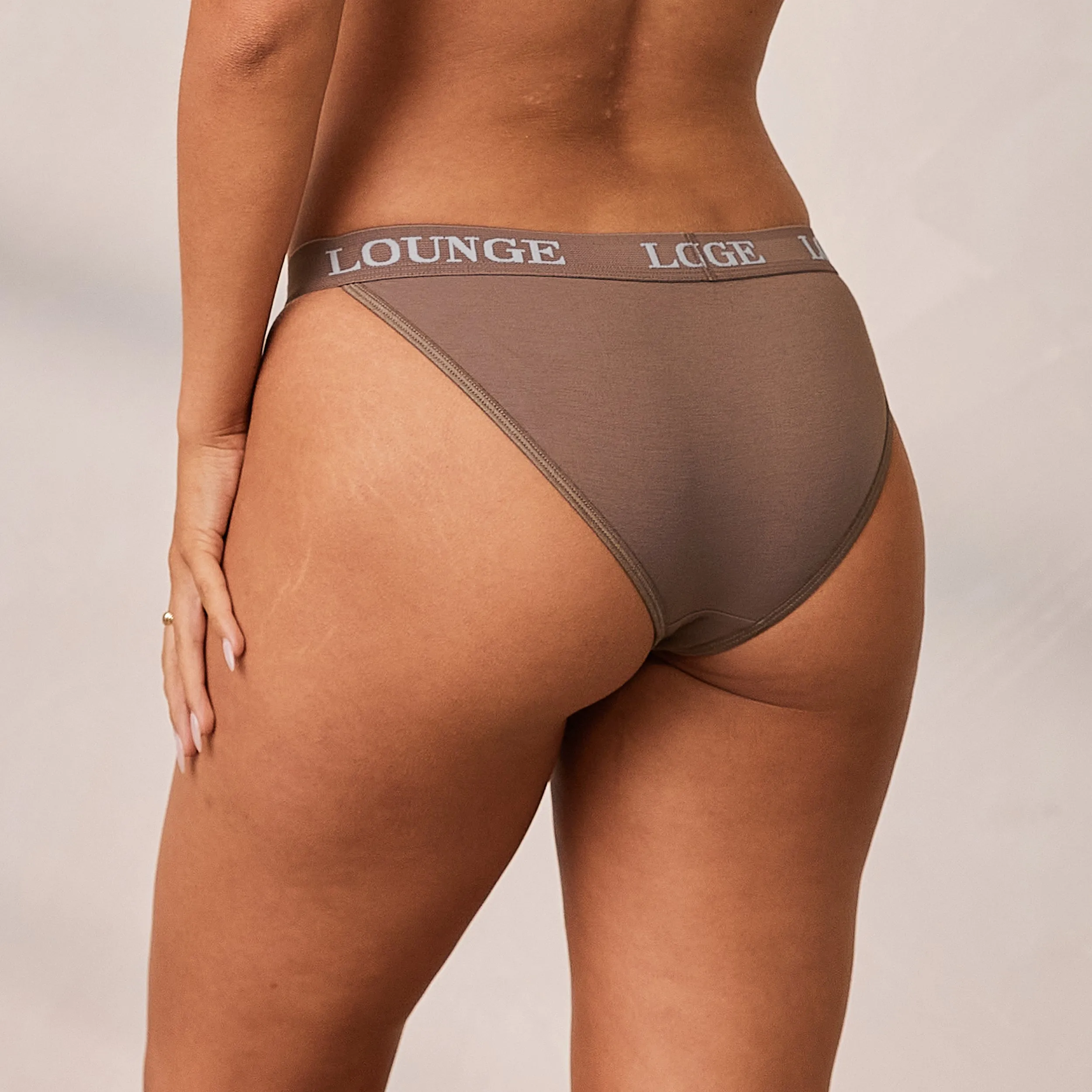 Bamboo Triangle Briefs - Coffee