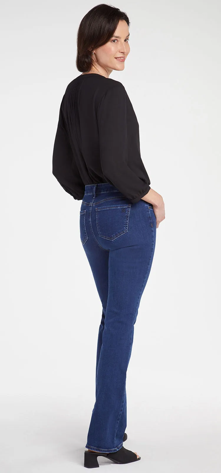 Barbara Bootcut Jeans Mediumblauw Premium Denim (Tall) | Quinn