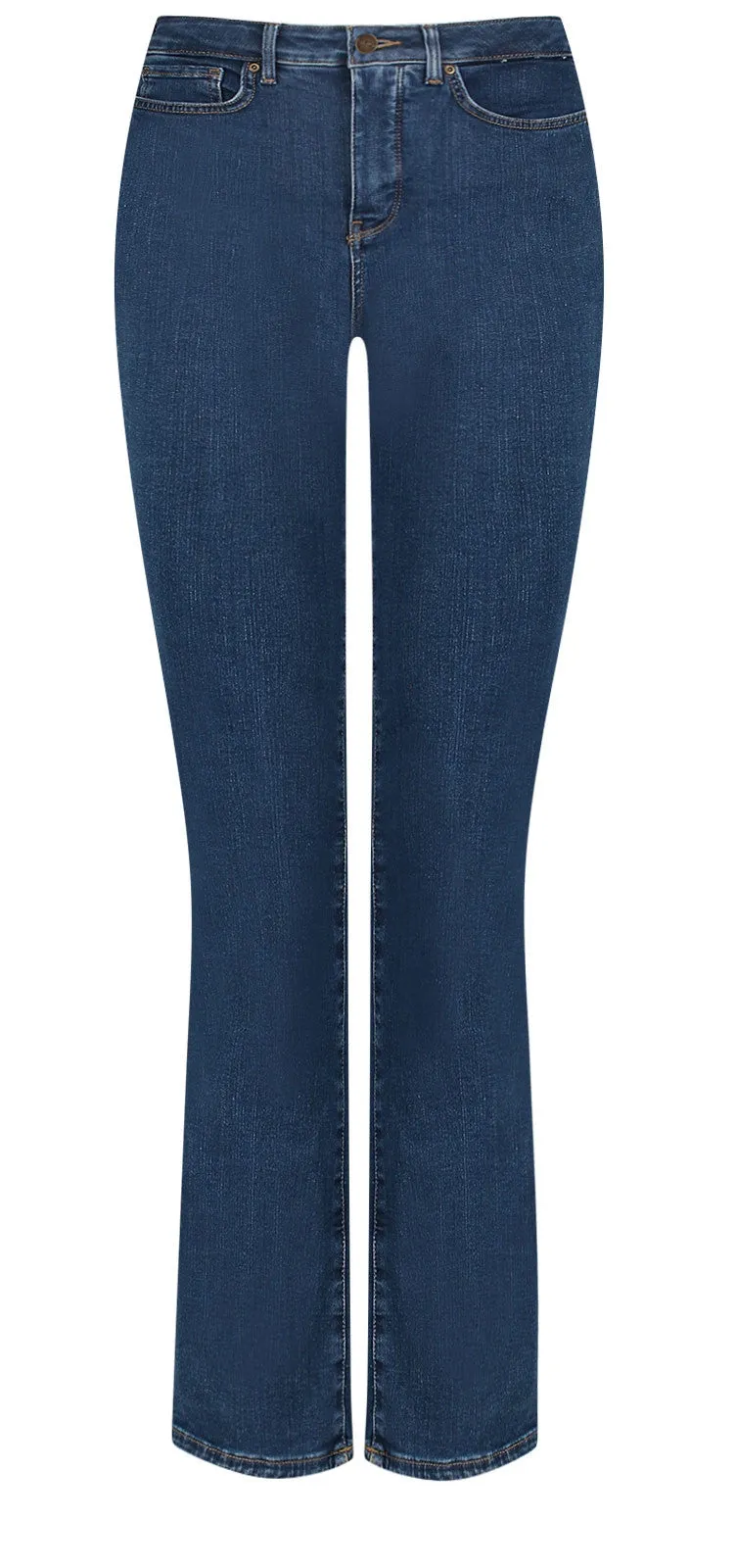 Barbara Bootcut Jeans Mediumblauw Premium Denim (Tall) | Quinn