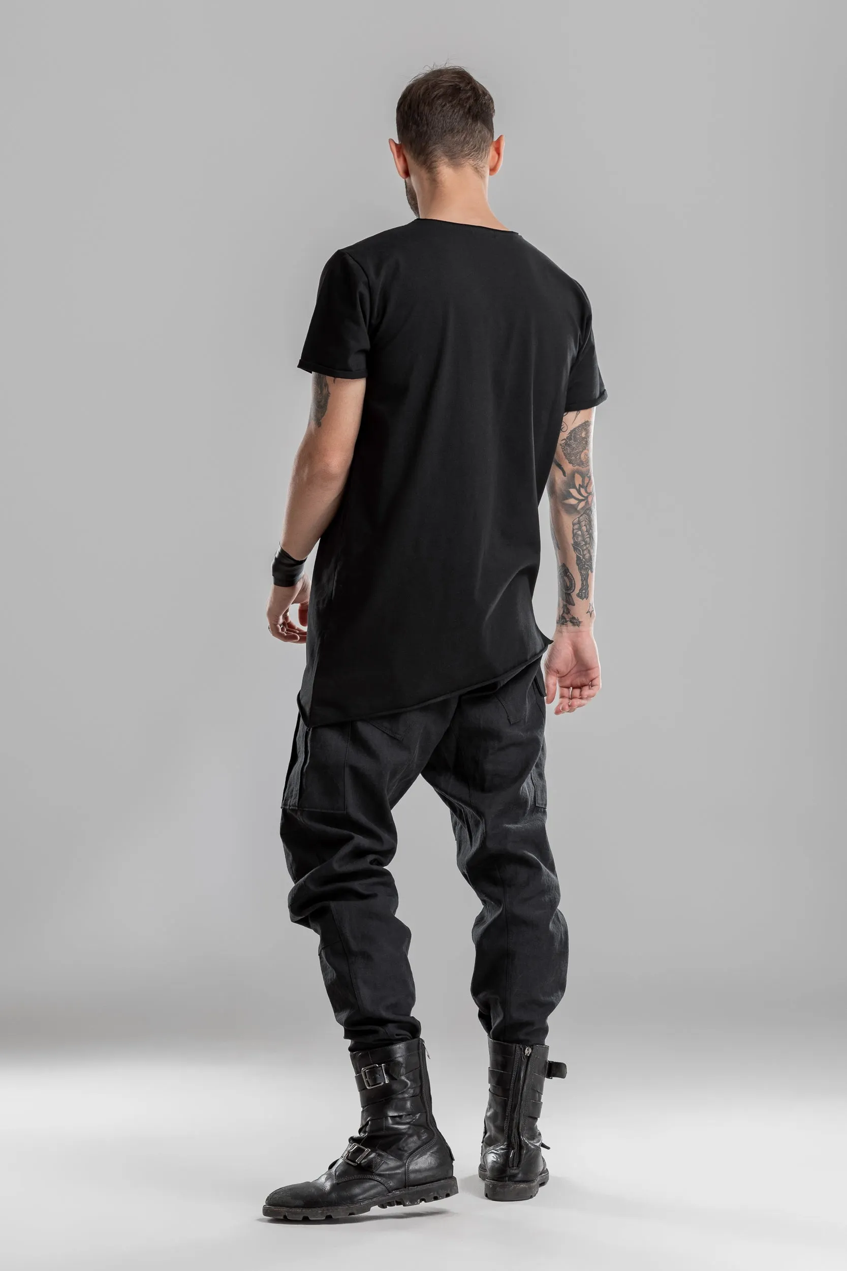 Basic extended black T-Shirt