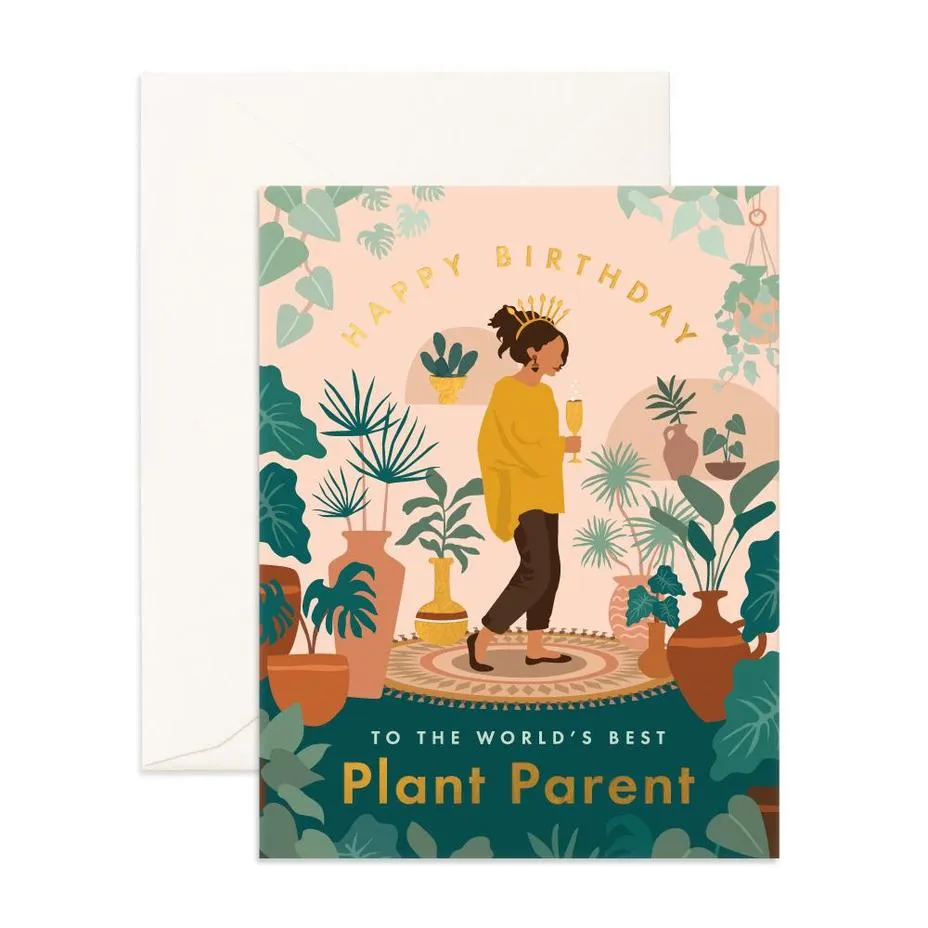  Birthday Plant Lady  Card