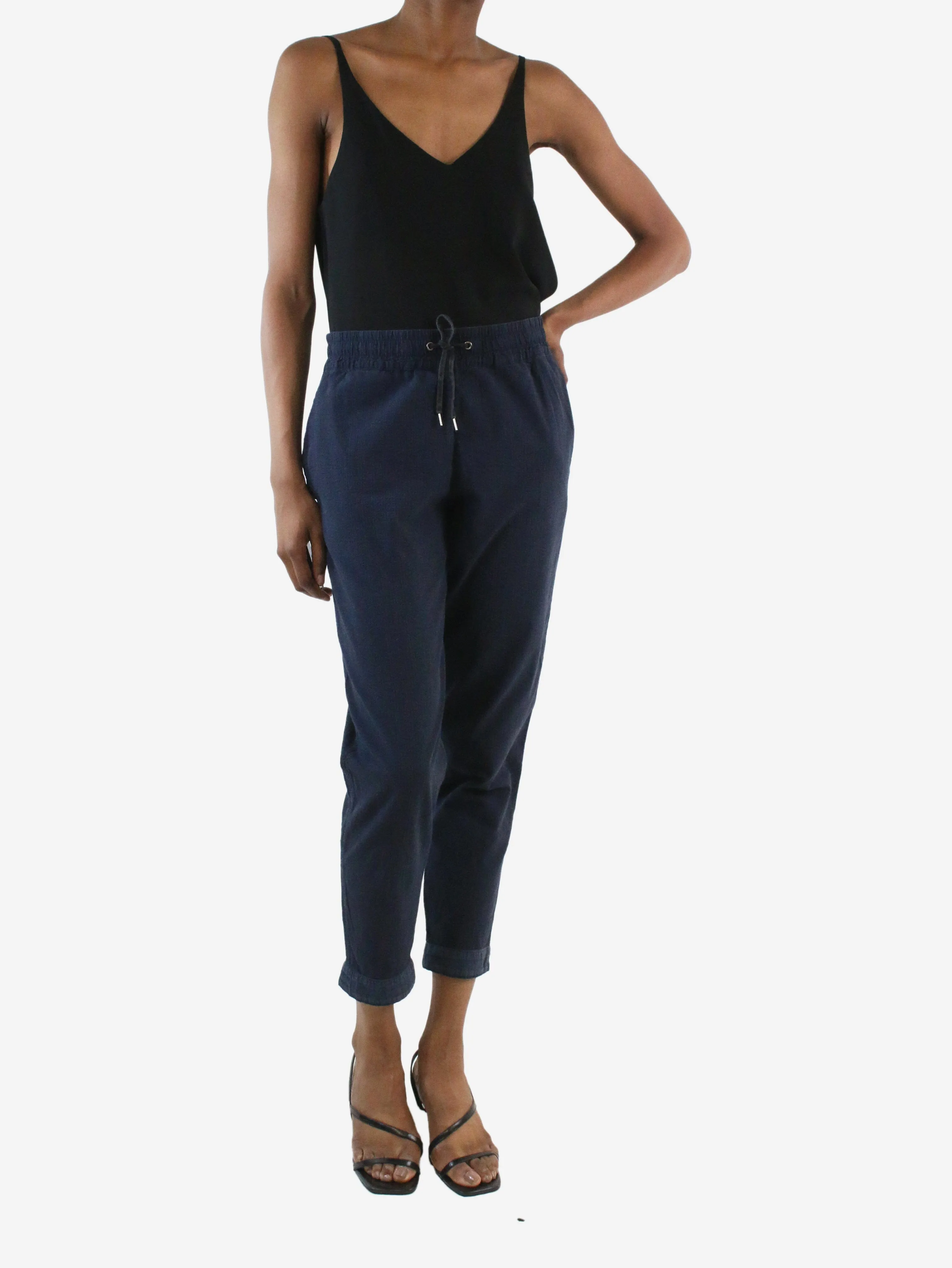 Blue elasticated waist trousers - Brand Size 0