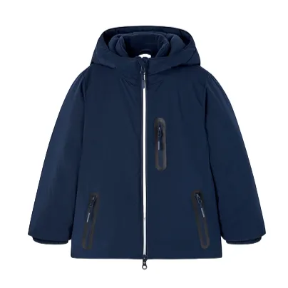 Boboli Parka technical fabric for boys 517283 2440 navy blue