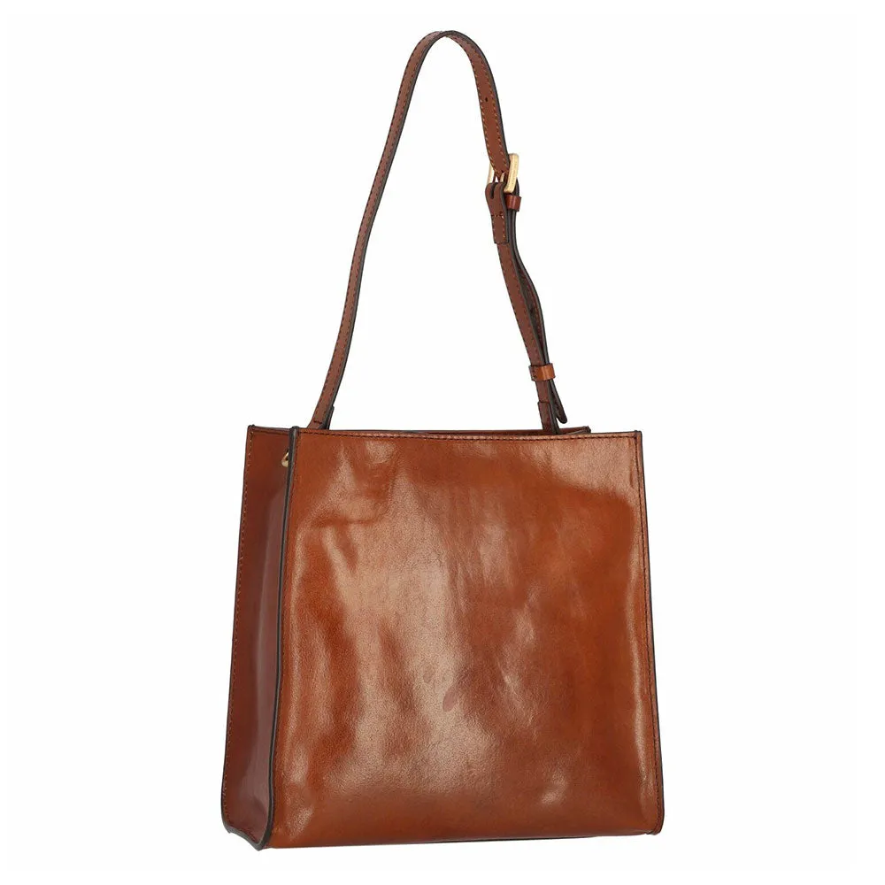 Borsa Donna Hobo THE BRIDGE linea Barbara in Pelle Marrone