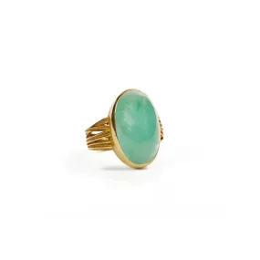 Brazilian Emerald Ring in Gold