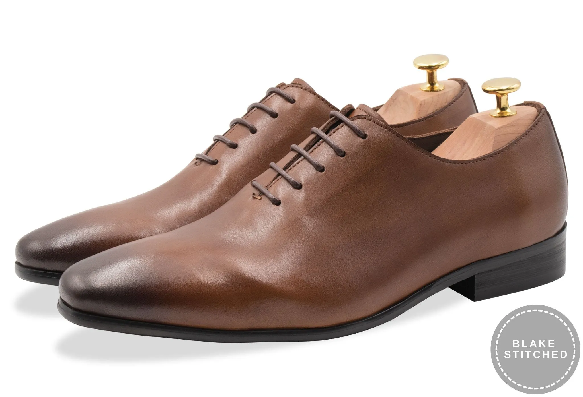 Carlota Blake Stitch Chestnut Oxford