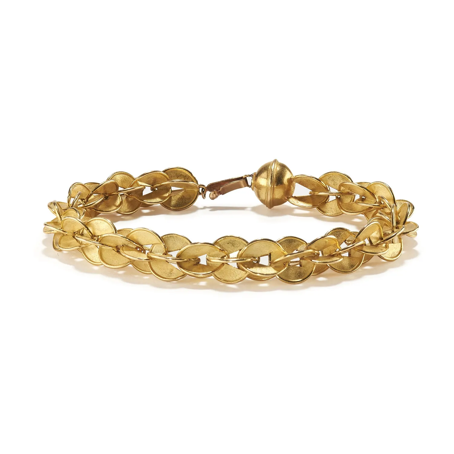 Classic Gold Interlink Bracelet