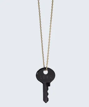 Color Dainty Key Gold Chain Necklace