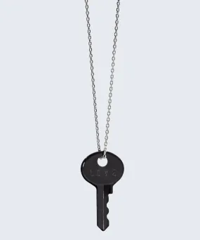 Color Dainty Key Silver Chain Necklace