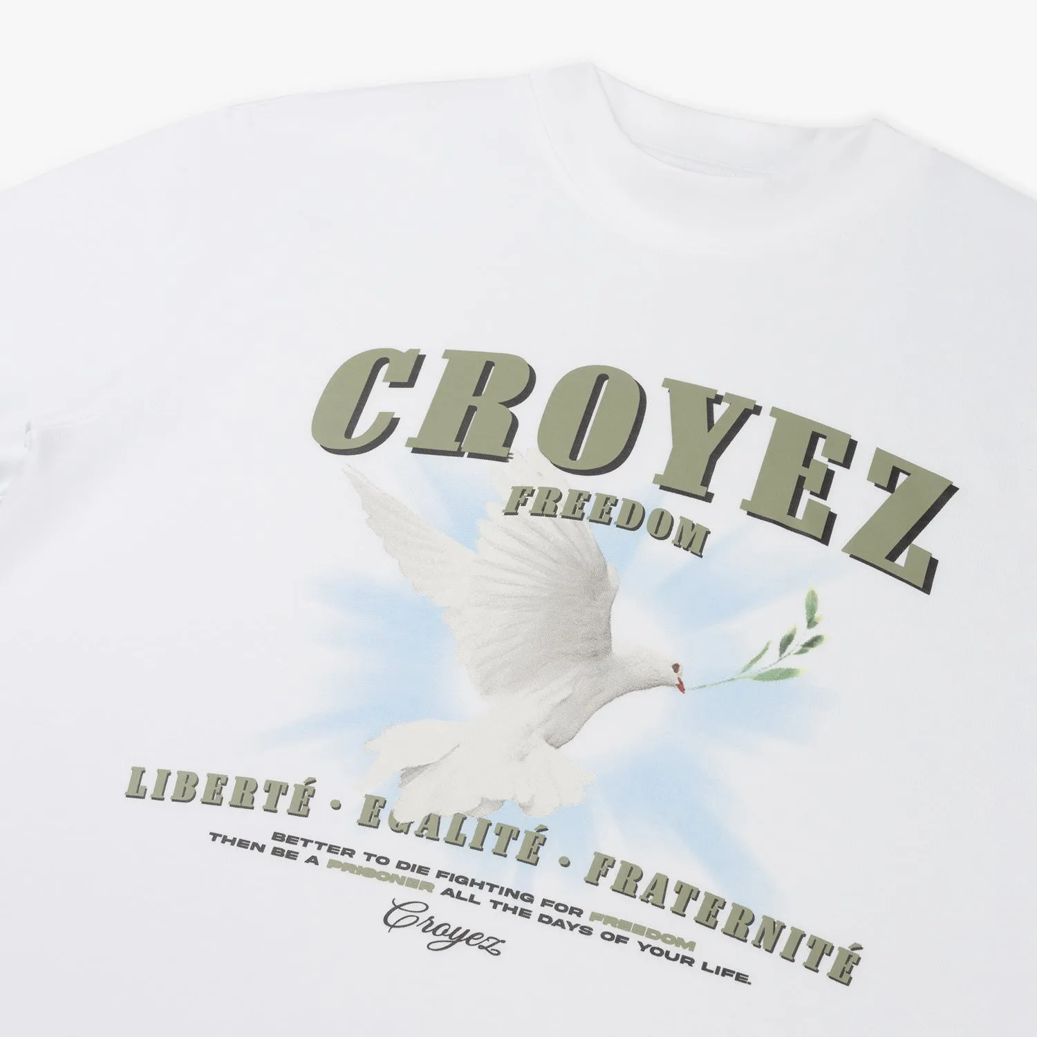 CROYEZ DOVE OF PEACE T-SHIRT - WHITE