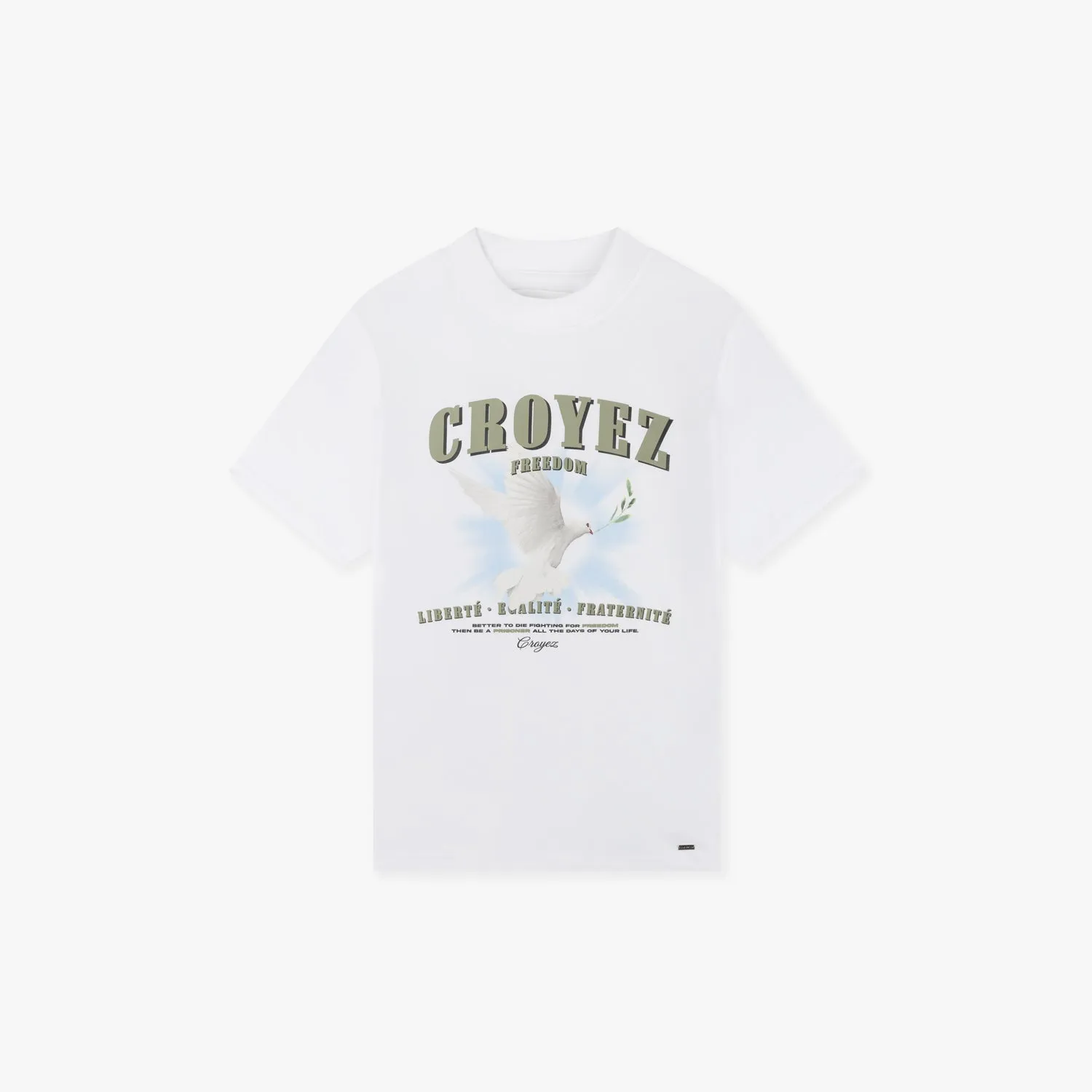 CROYEZ DOVE OF PEACE T-SHIRT - WHITE