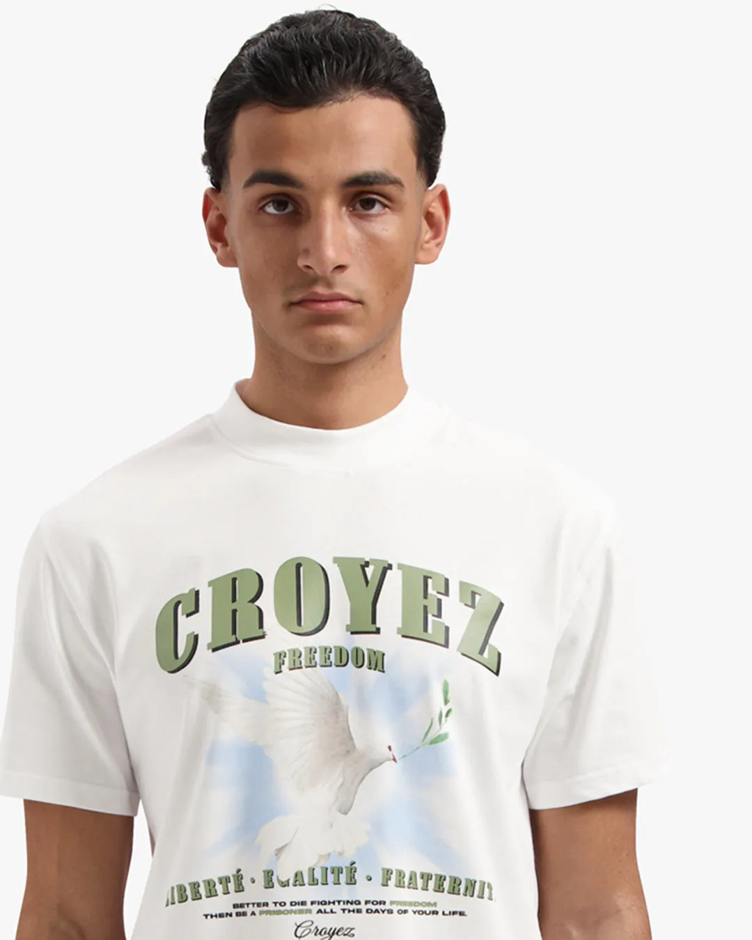 CROYEZ DOVE OF PEACE T-SHIRT - WHITE