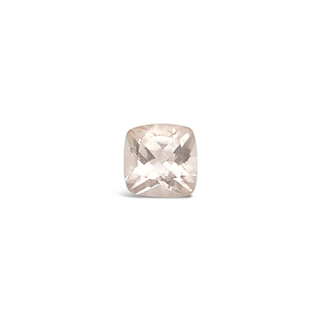 Cushion Cut Morganite Gemstone (0.78 ct)