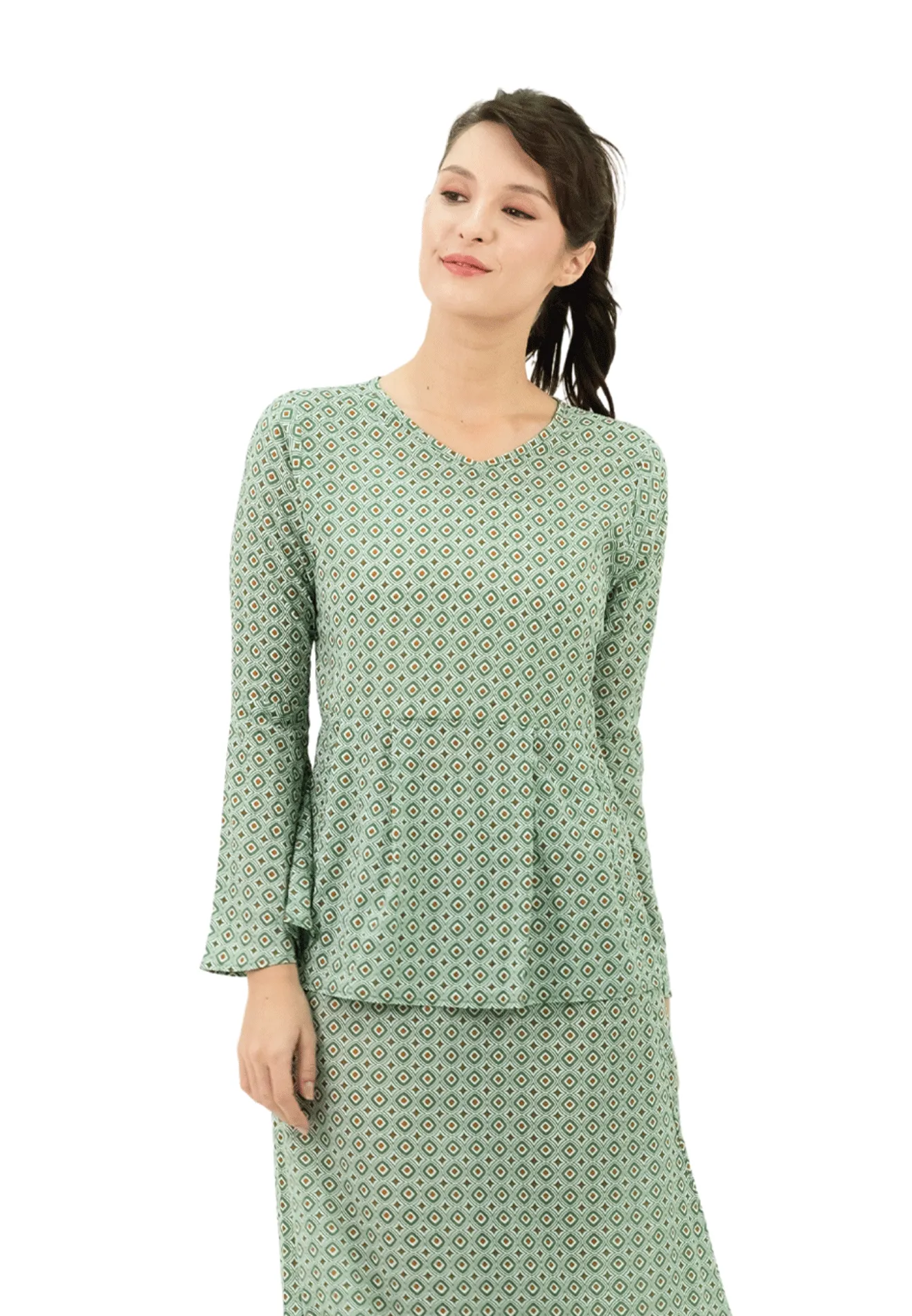 DAISY BY VOIR Delilah Peplum Blouse