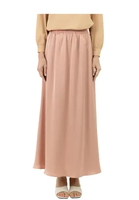 DAISY By VOIR Flowy Satin Maxi Skirt