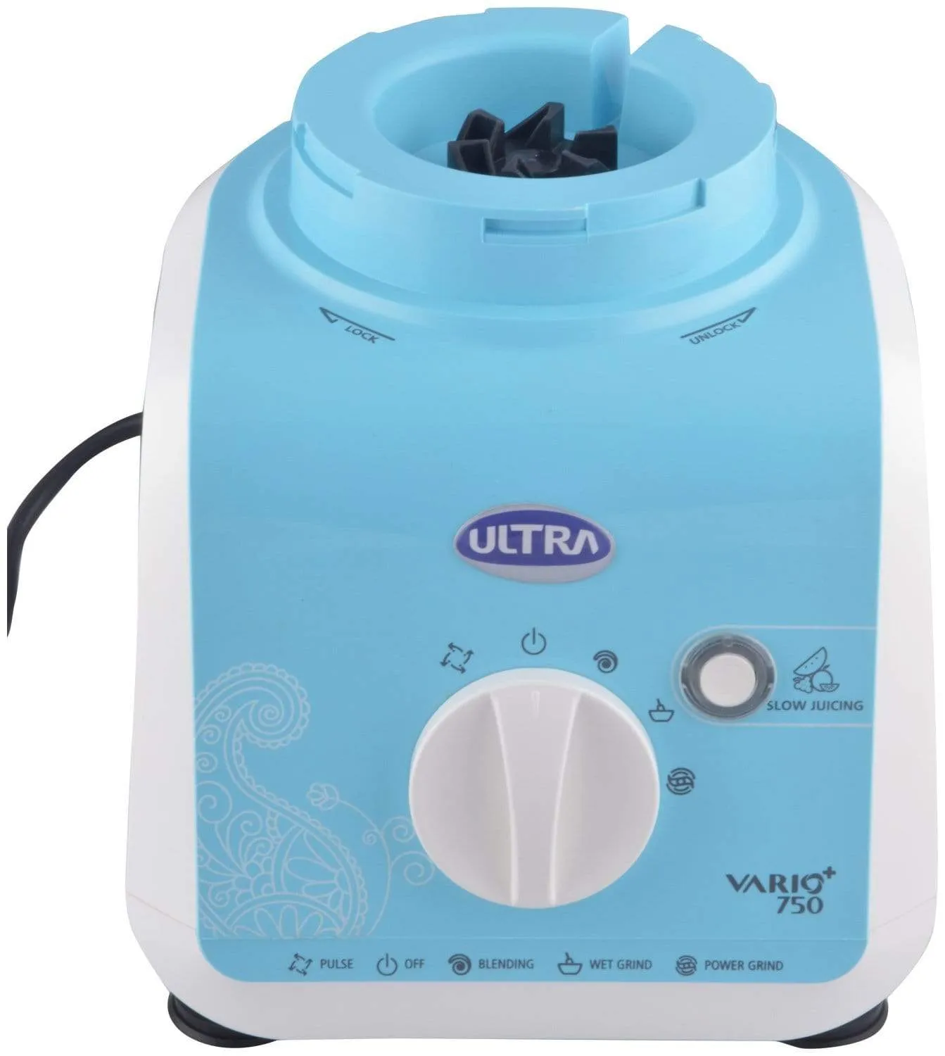 Elgi Ultra Vario   750-Watt Mixer Grinder (Pastel Blue)