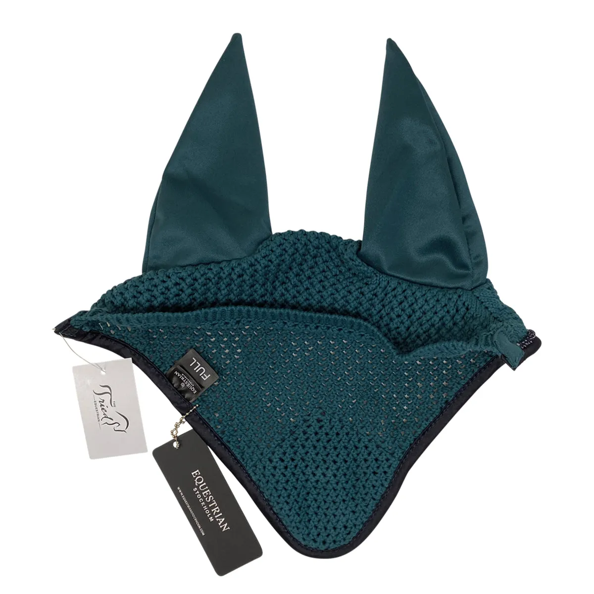 Equestrian Stockholm Fly Bonnet in Aurora Blues - Full