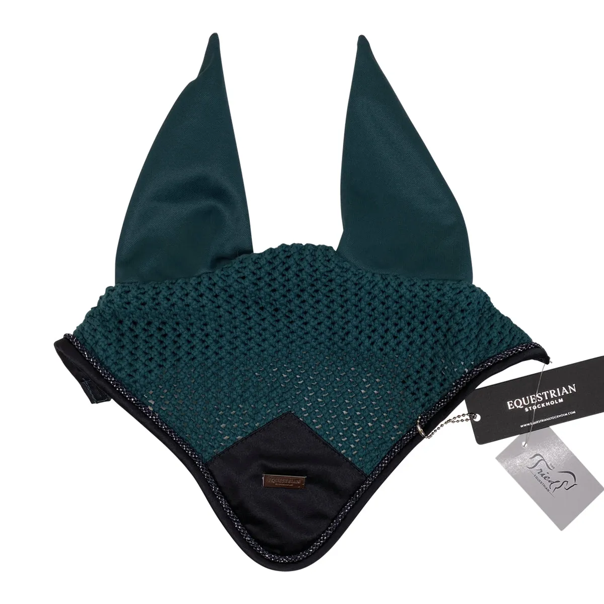 Equestrian Stockholm Fly Bonnet in Aurora Blues - Full