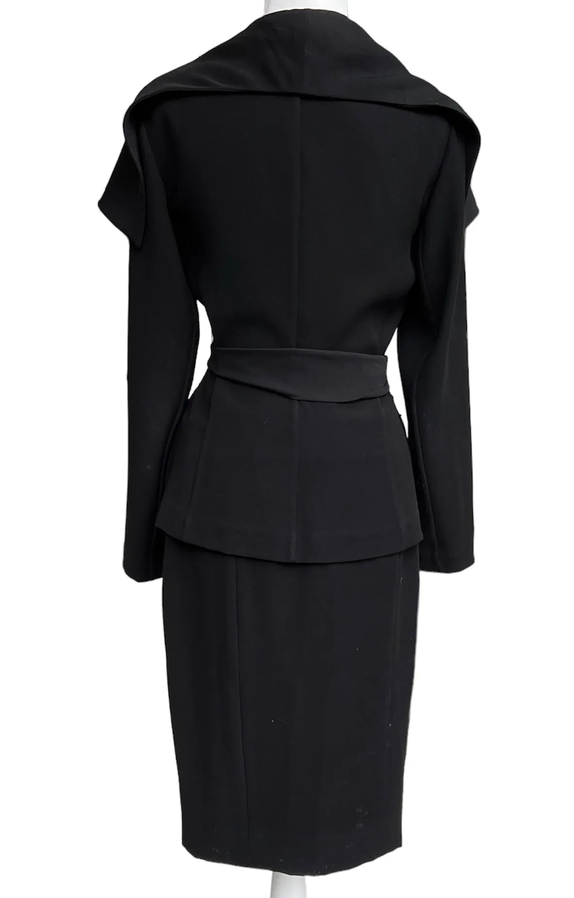 Etcetera Black Suit Blazer and Skirt 6