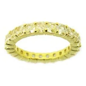 Fancy Yellow Eternity Band