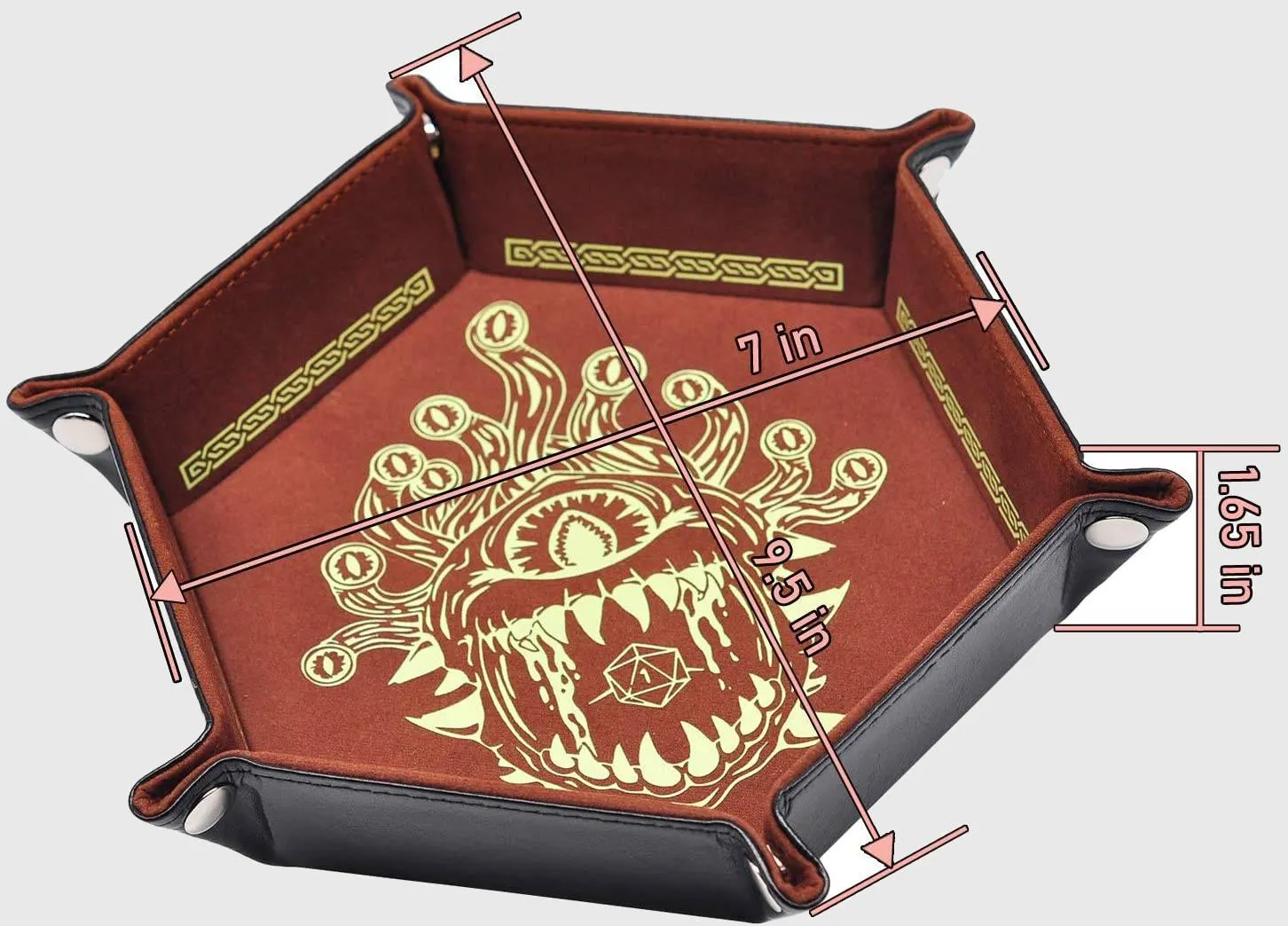 Fantasy Roll Hexagon Dice Tray