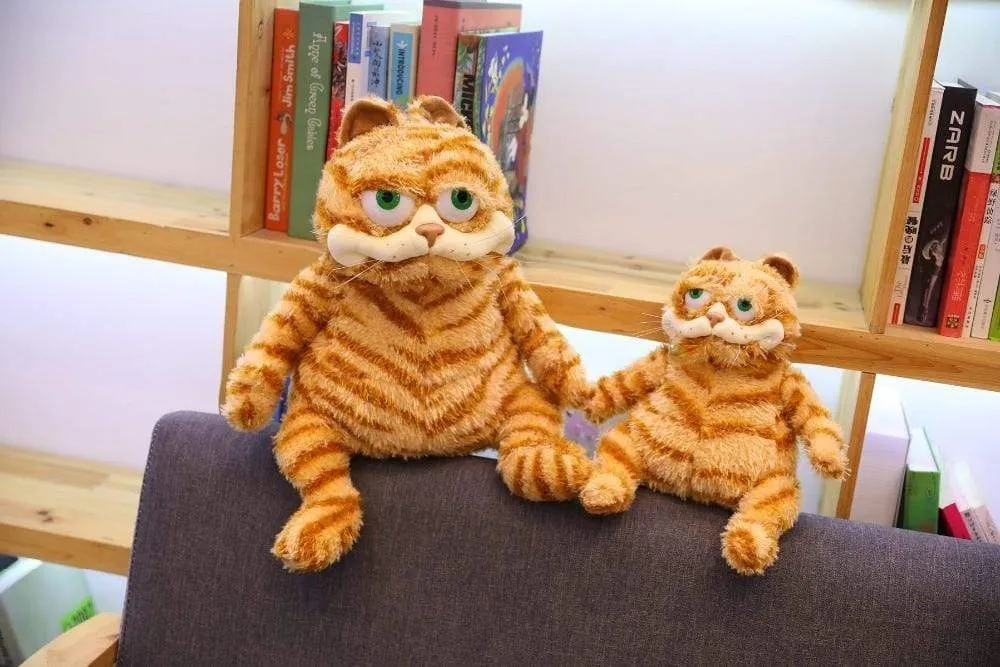 Fat Angry Cat Soft Plush Toy Stuffed Animals Lazy Foolishly Tiger skin Simulation Ugly Cat Plush toy Xmas Gift For Kids Lovers