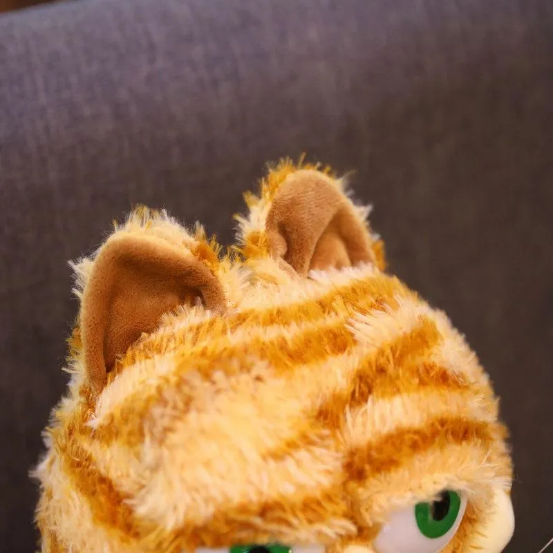 Fat Angry Cat Soft Plush Toy Stuffed Animals Lazy Foolishly Tiger skin Simulation Ugly Cat Plush toy Xmas Gift For Kids Lovers