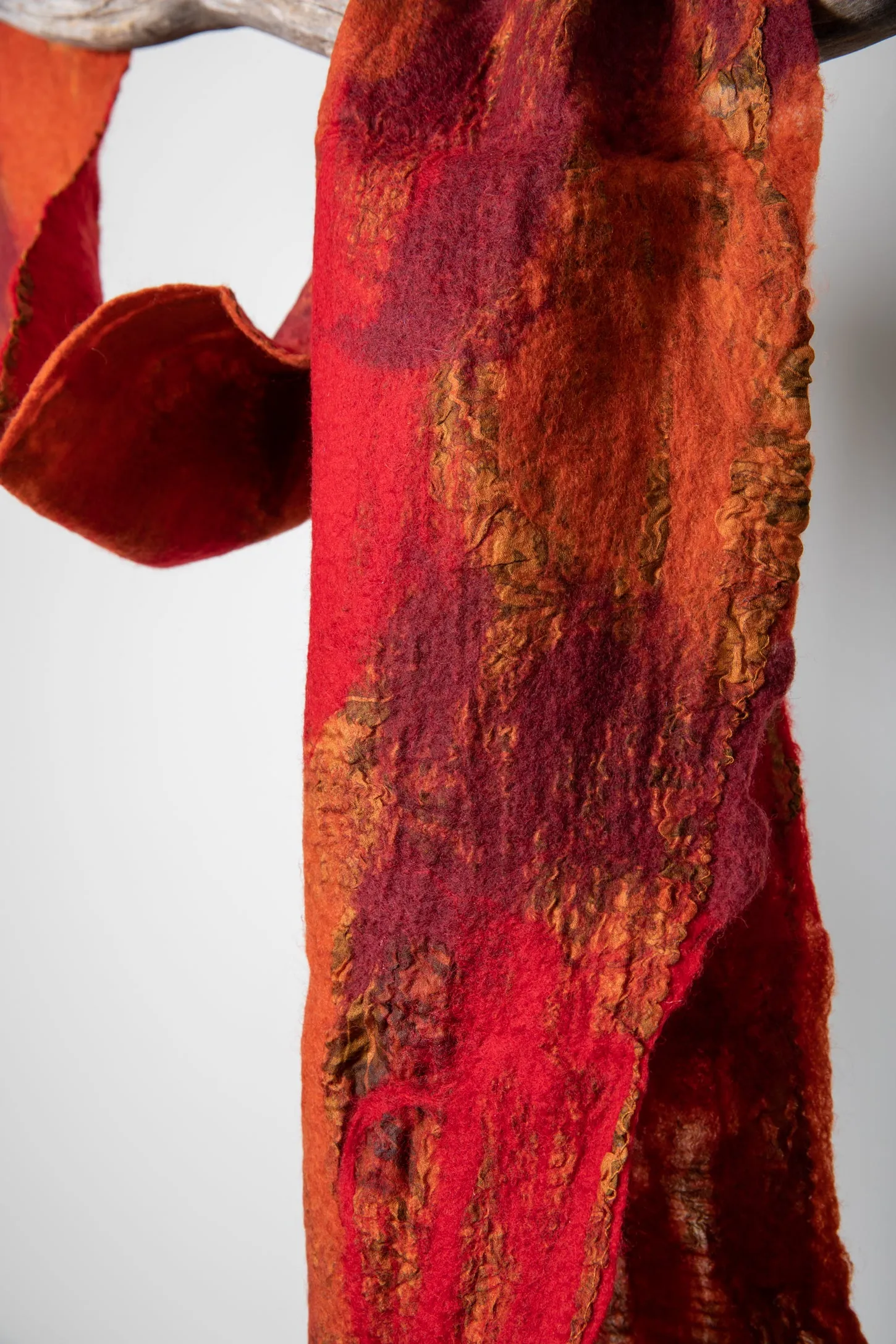 Felted Silk Scarf