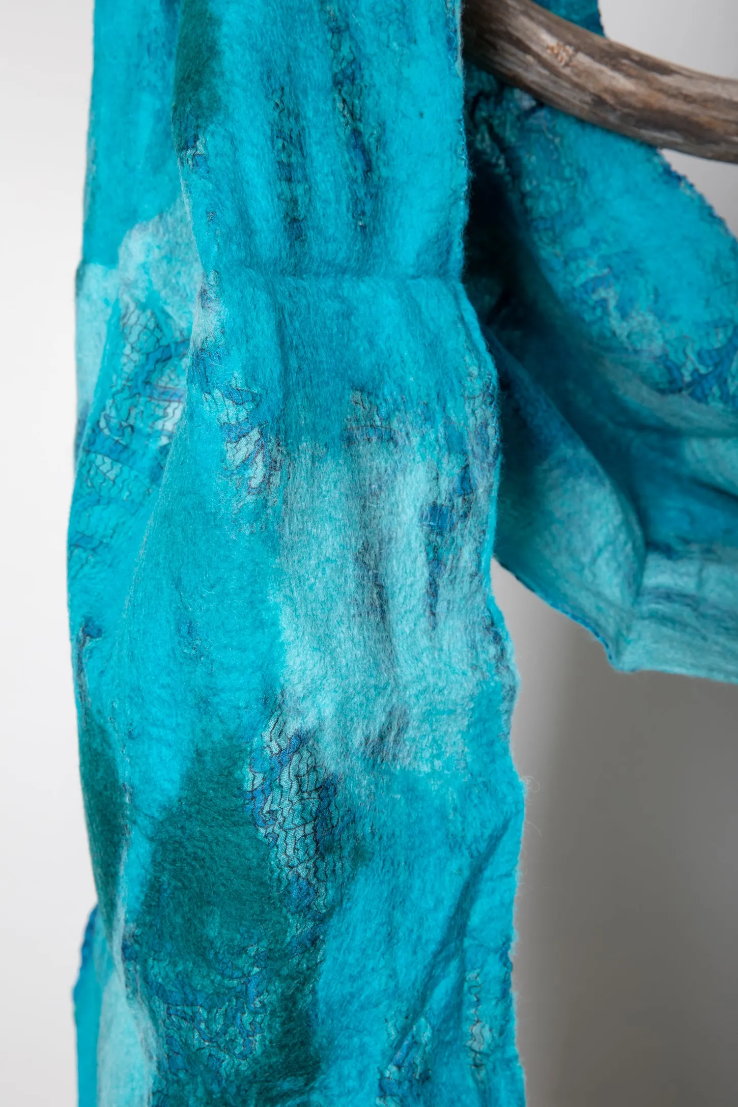 Felted Silk Scarf