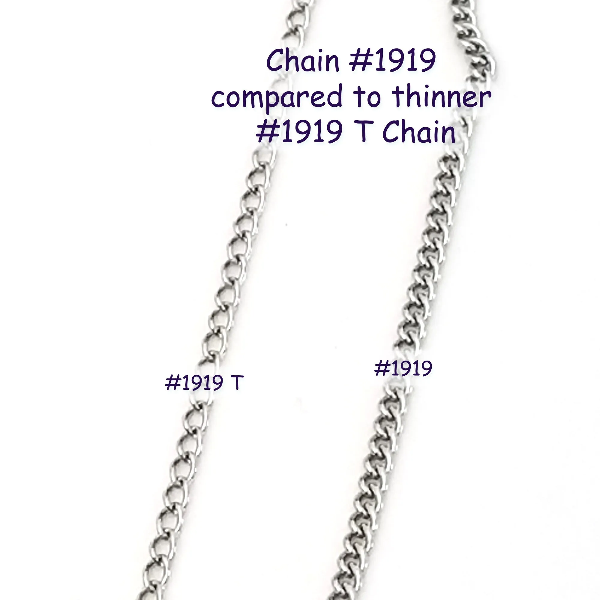 Fine Twist Chain, Stainless Steel, 3x2x0.6mm, 50 Meters Spooled, #1919 T