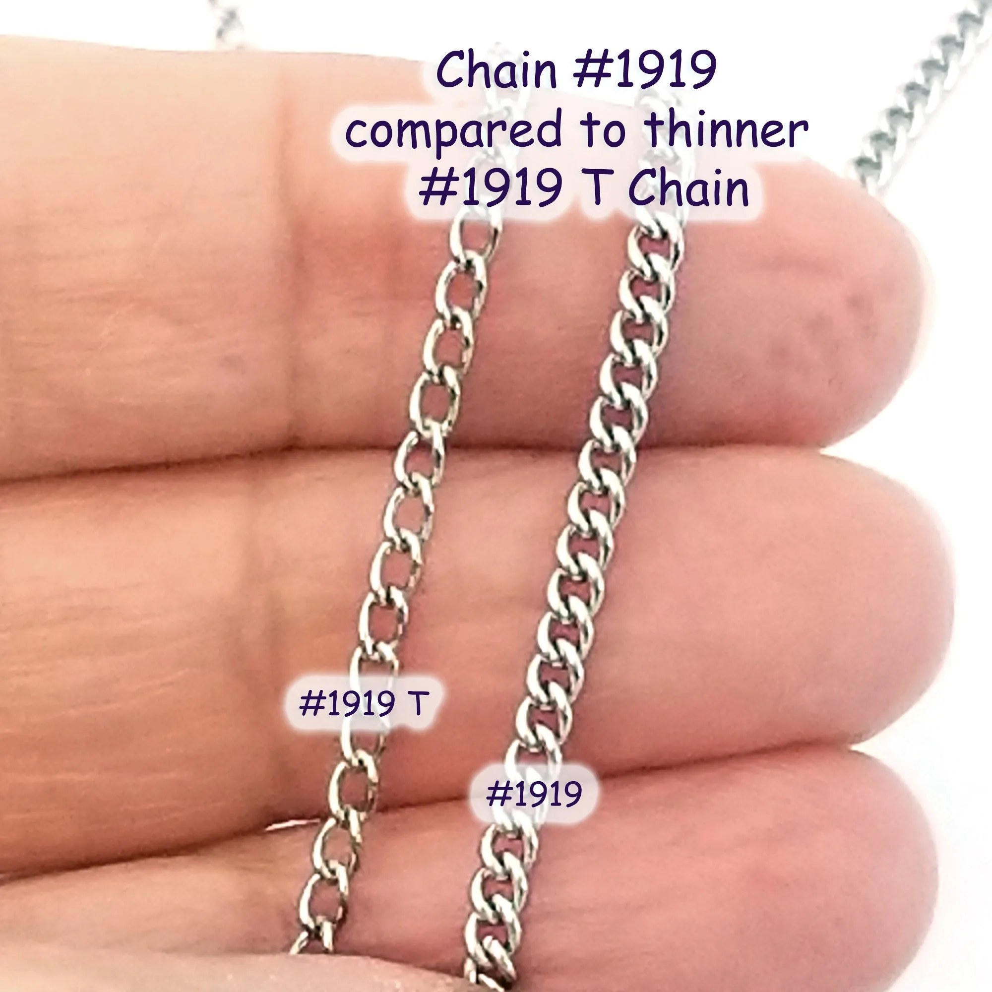 Fine Twist Chain, Stainless Steel, 3x2x0.6mm, 50 Meters Spooled, #1919 T