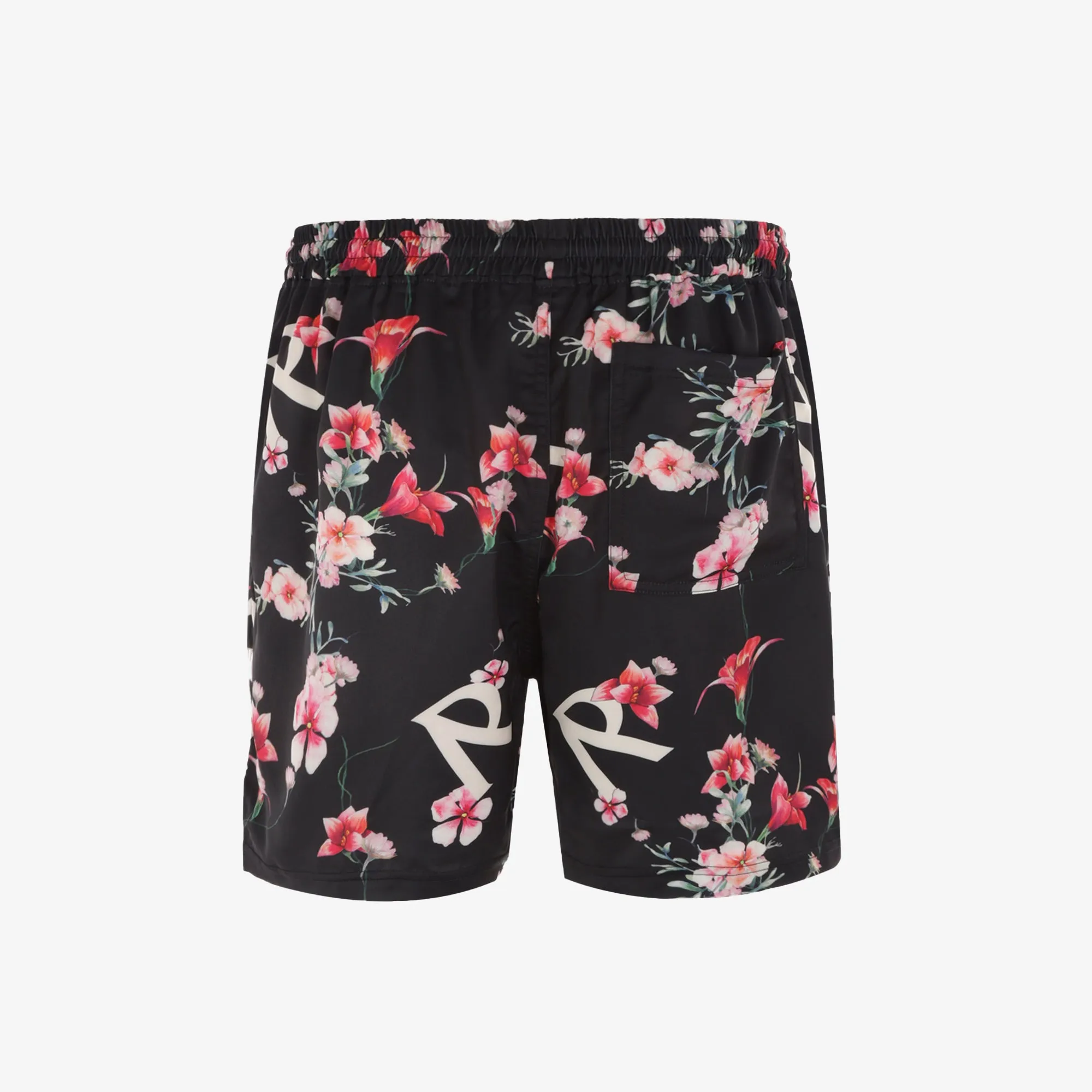 FLORAL SHORTS 'BLACK'