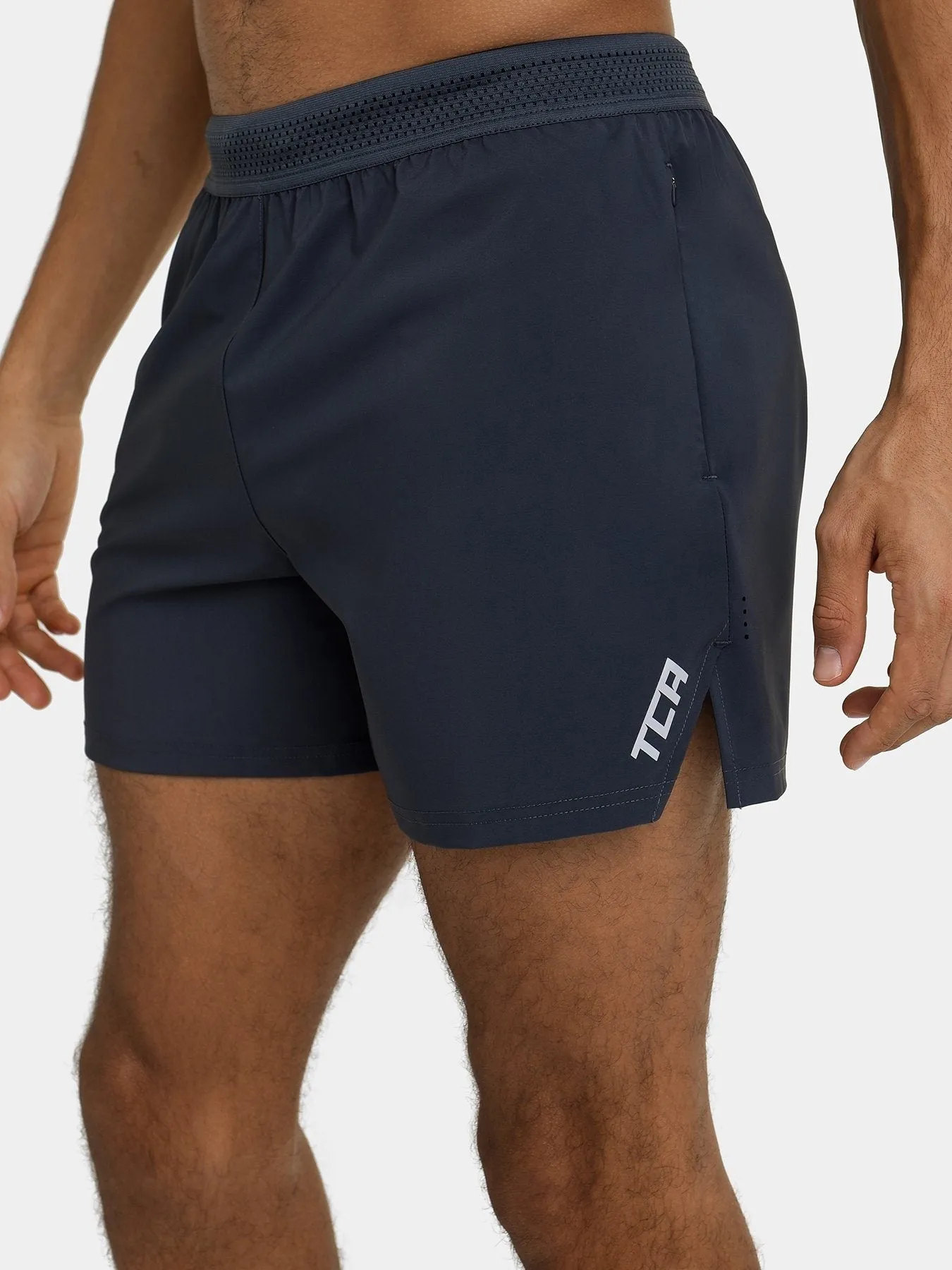 Flyweight Running Short With Zip Pockets & Relective Strips