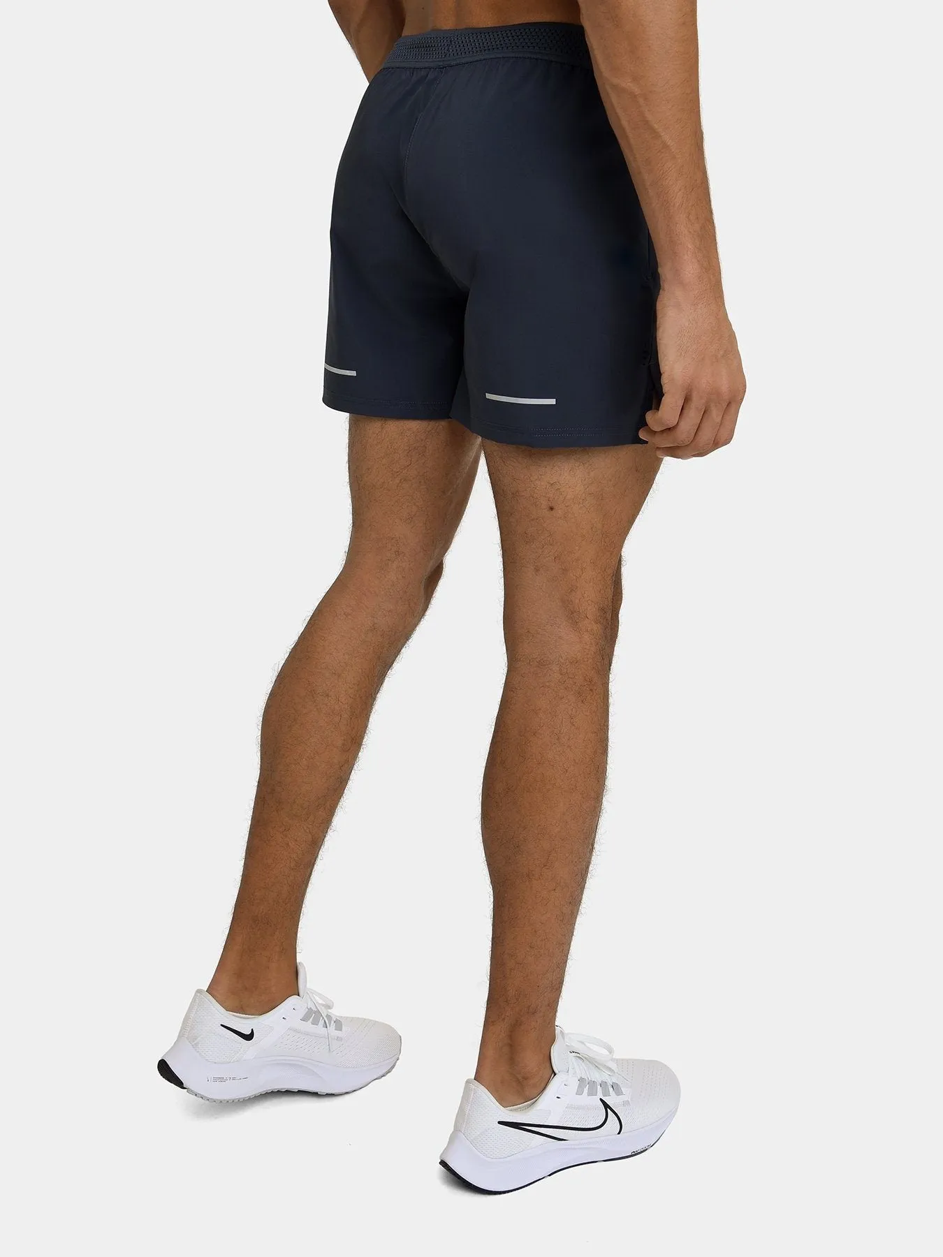 Flyweight Running Short With Zip Pockets & Relective Strips