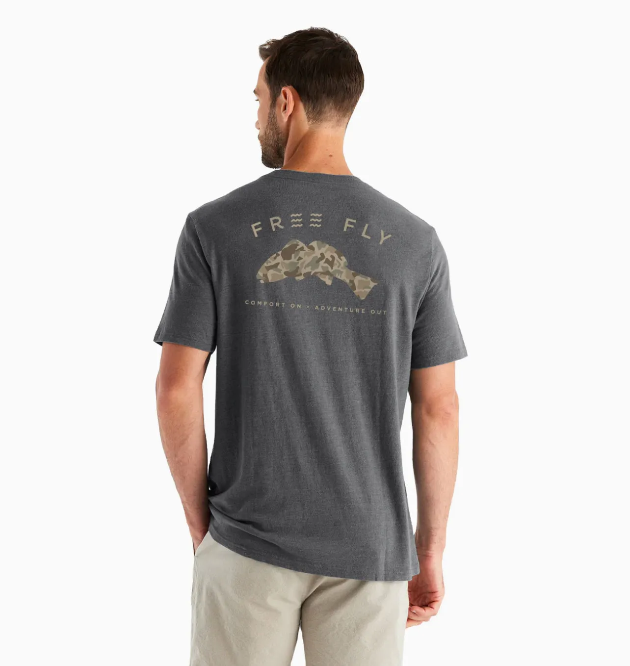 Free Fly Redfish Camo Tee