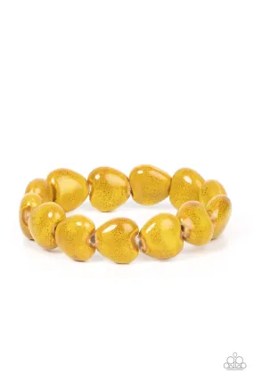 GLAZE a Trail - Yellow Bracelet