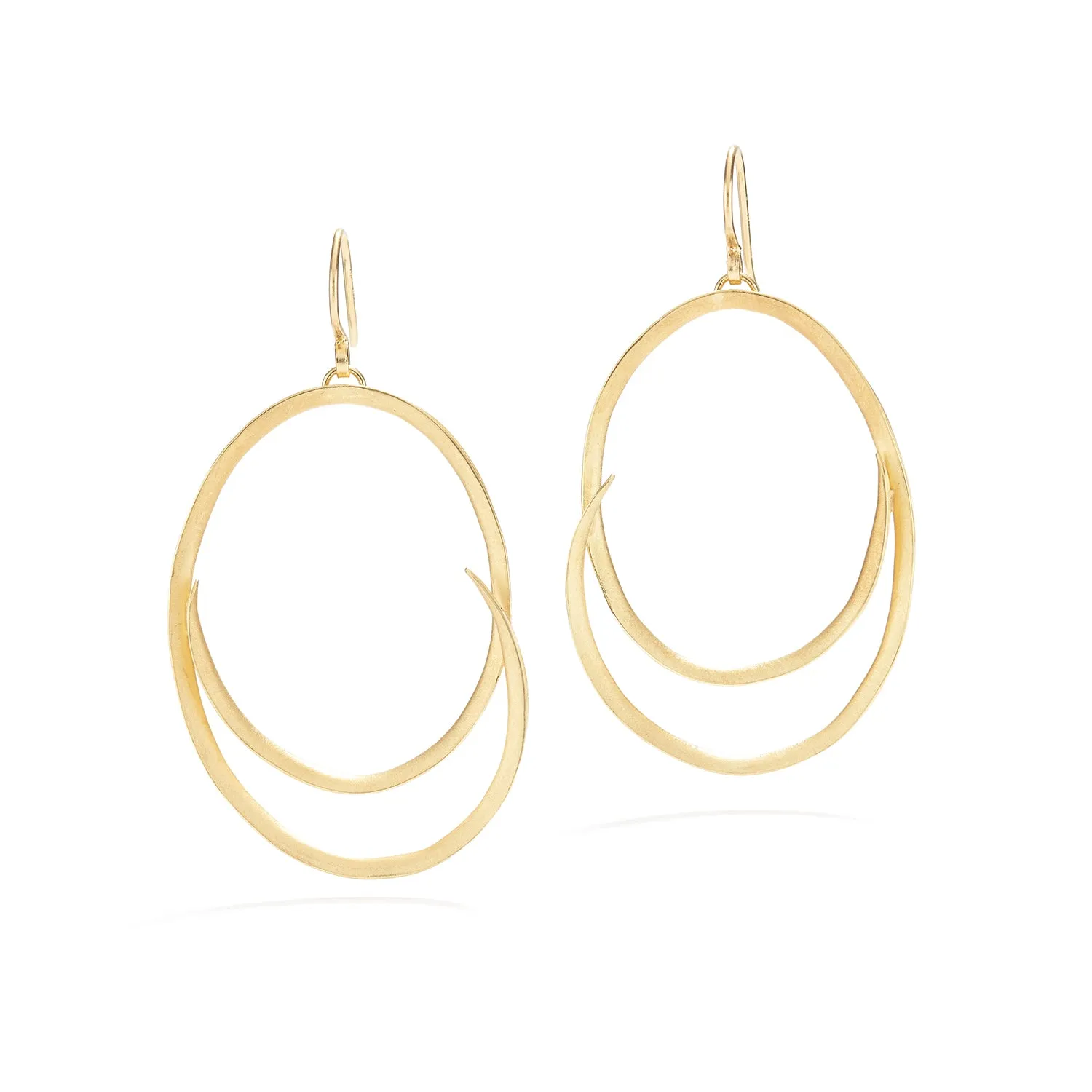 Golden Swirl Earrings