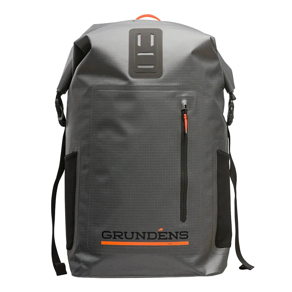 Grundens Wayward Roll Top Waterproof Backpack 38L in Anchor