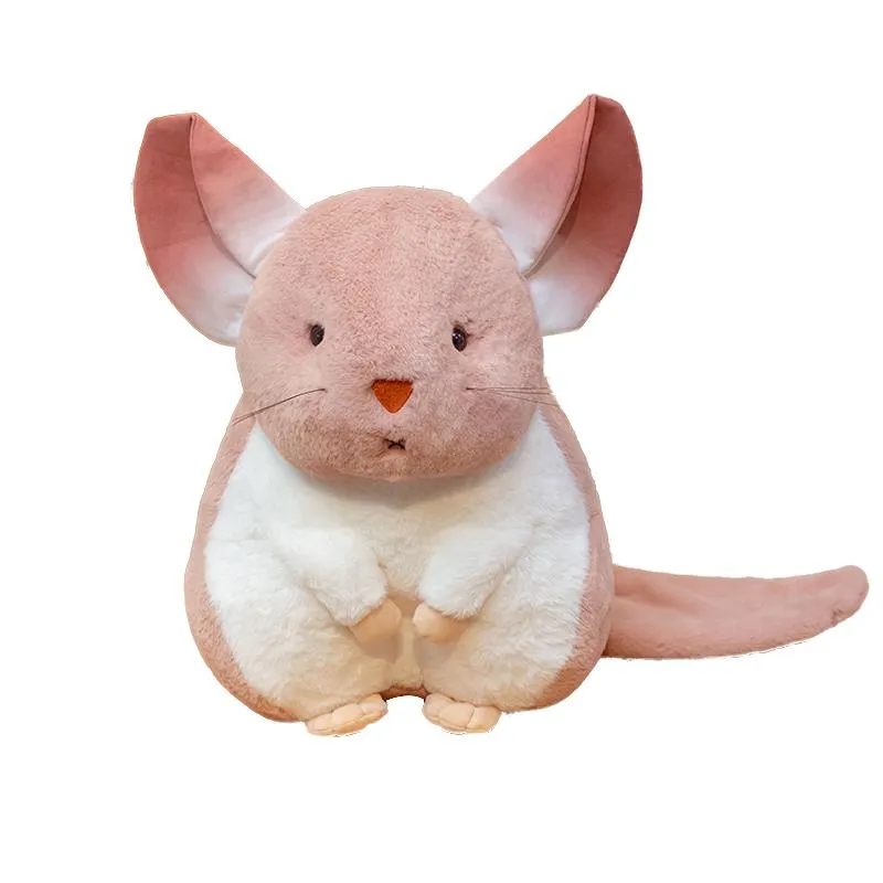 Hamster Pillow Cute Plushy Chinchillas Plush Doll Soft Toy Stuffed Animals Mascot for Kids Christmas Toys Cute Pillows Plush Toy