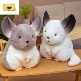 Hamster Pillow Cute Plushy Chinchillas Plush Doll Soft Toy Stuffed Animals Mascot for Kids Christmas Toys Cute Pillows Plush Toy