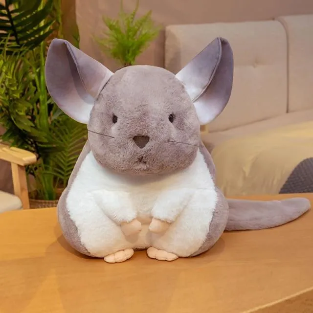 Hamster Pillow Cute Plushy Chinchillas Plush Doll Soft Toy Stuffed Animals Mascot for Kids Christmas Toys Cute Pillows Plush Toy