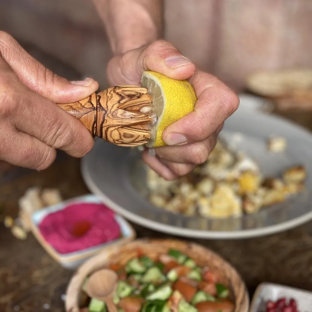 Handmade Olive Wood Lemon Reamer