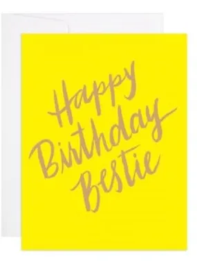 Happy Birthday Bestie Card