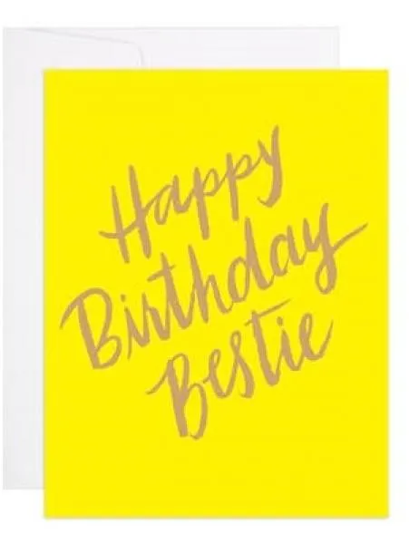 Happy Birthday Bestie Card