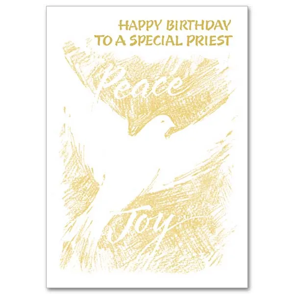 Happy Birthday To A Special Priest Card