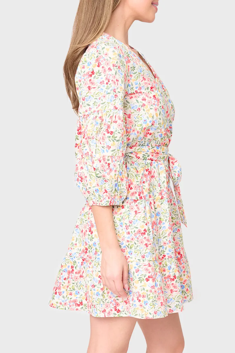 Harper Poplin Wrap Dress