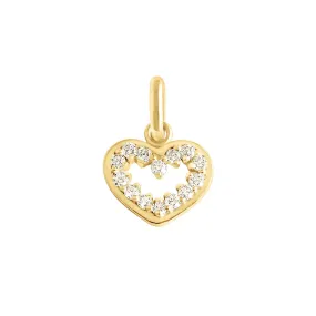 Heart Supreme diamond pendant, Yellow Gold