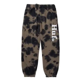 HUF IN BLOOM FLEECE PANT-OLIVE