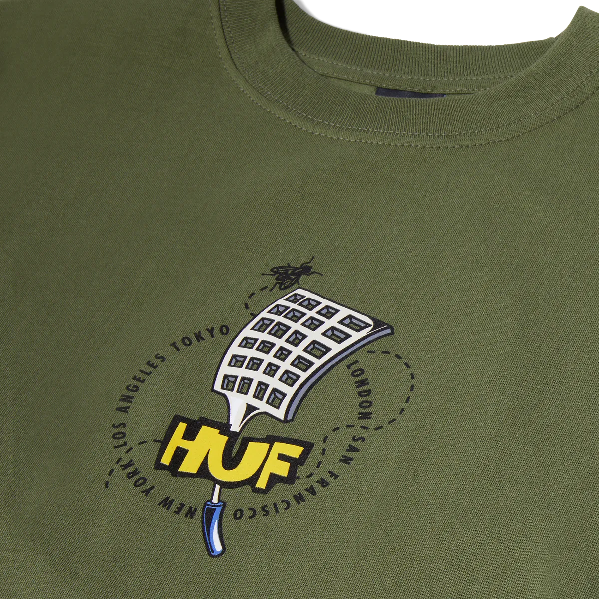 HUF SWAT TEAM S/S TEE-OLIVE